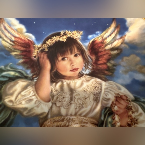 Noel Collector Plate by Sandra Kuck - Tidings of Joy Series 3rd Issue - 1994 - Picture 5 of 8